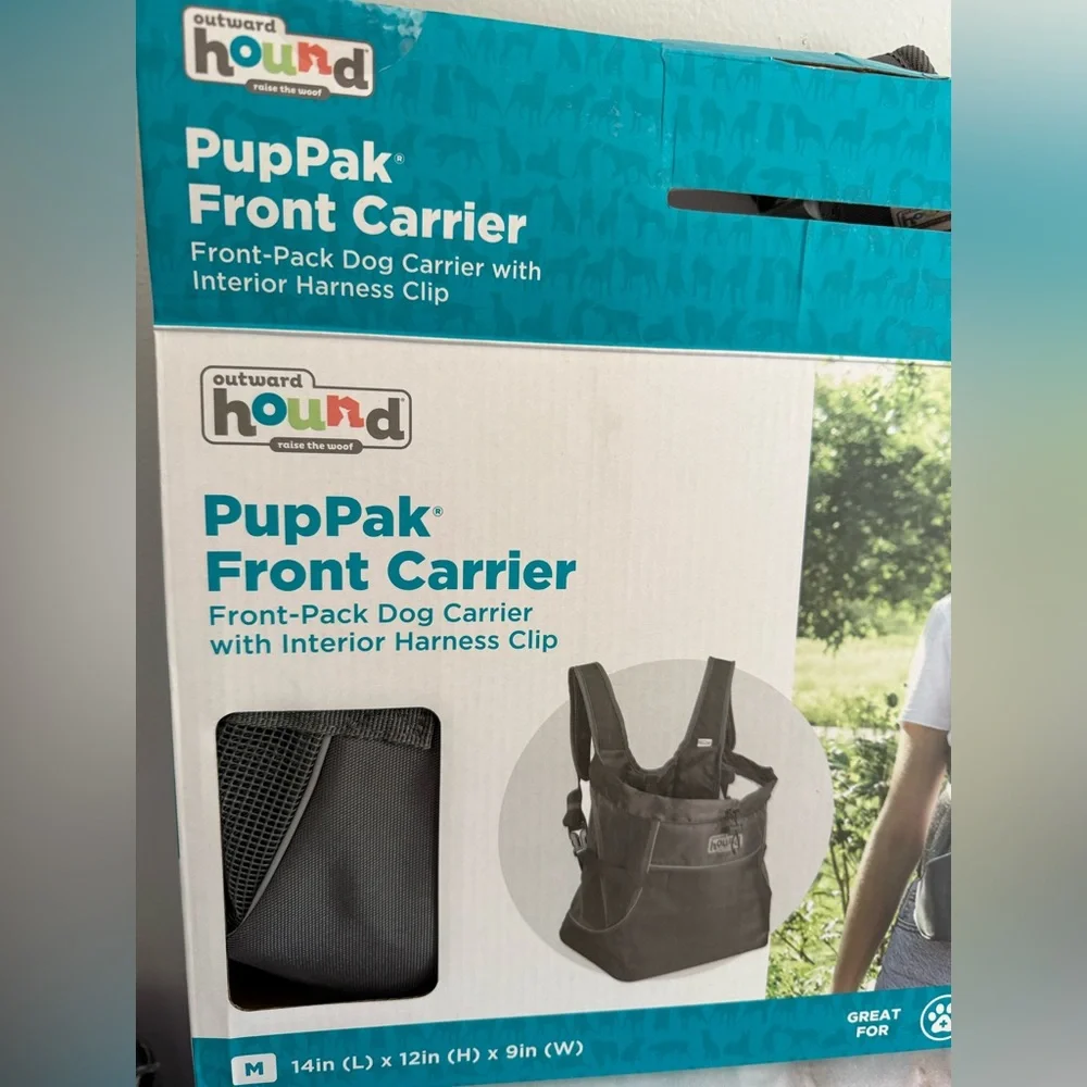 Outward Hound PupPak Front-Pack Dog Carrier With Interior Harness Clip